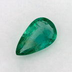 1.93 Carat Pear Natural Green Emerald