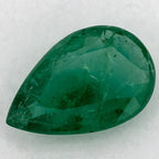 1.83 Carat Pear Natural Green Emerald