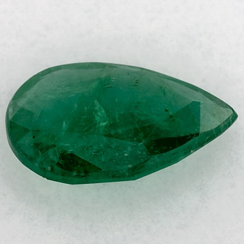 1.83 Carat Pear Natural Green Emerald