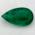 1.87 Carat Pear Natural Green Emerald