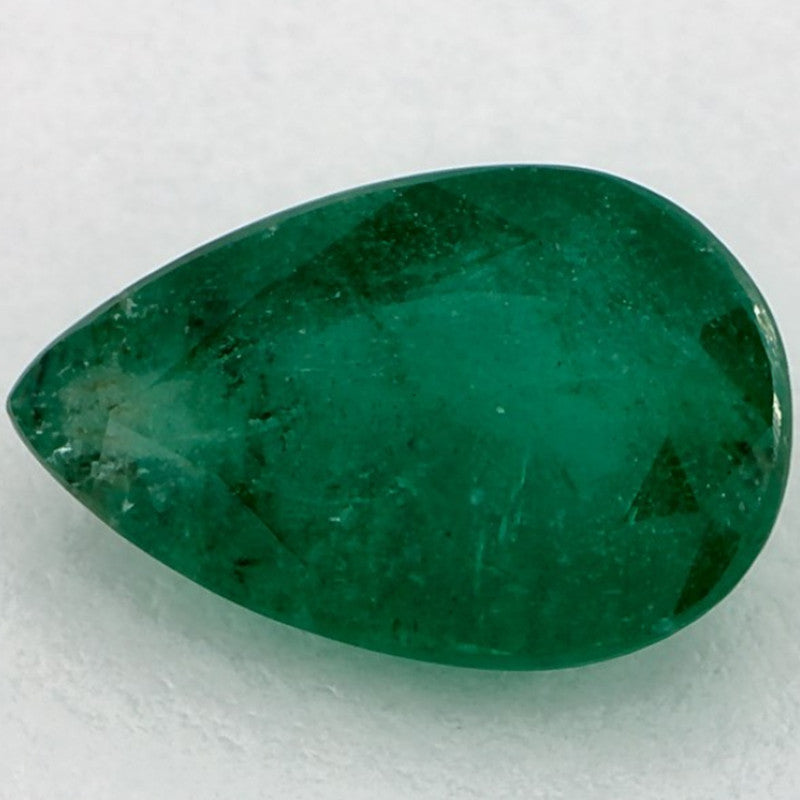 1.91 Carat Pear Natural Green Emerald