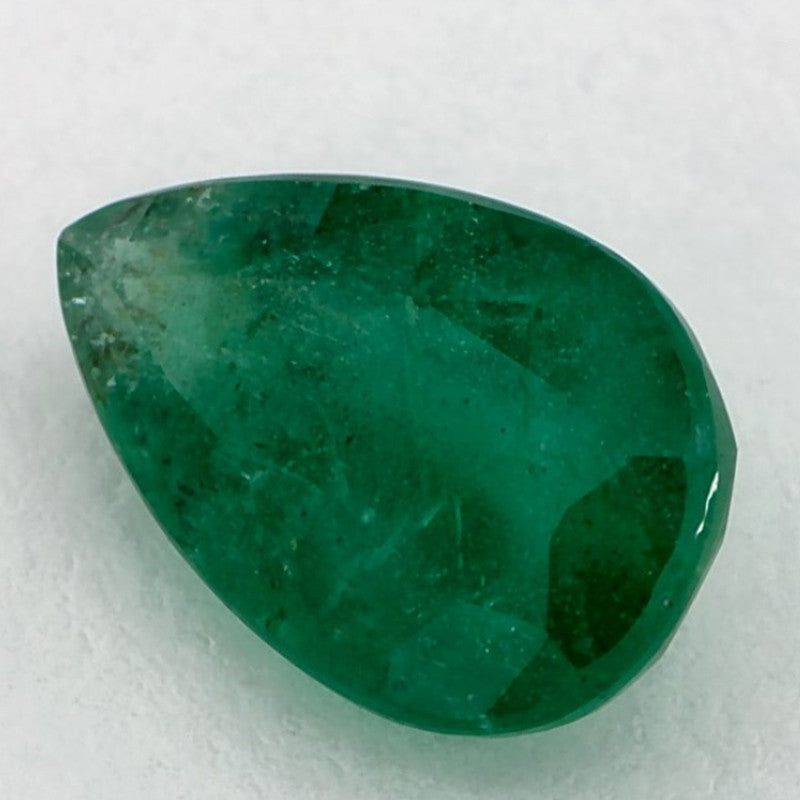 1.91 Carat Pear Natural Green Emerald