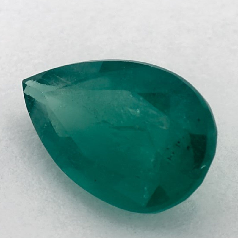 2.02 Carat Pear Natural Green Emerald