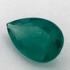 2.02 Carat Pear Natural Green Emerald