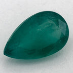 2.02 Carat Pear Natural Green Emerald
