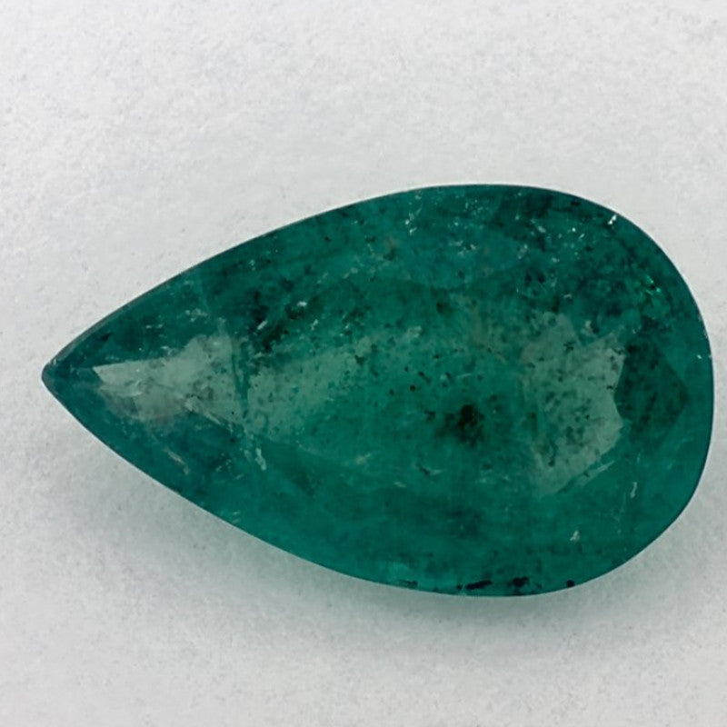 2.04 Carat Pear Natural Green Emerald