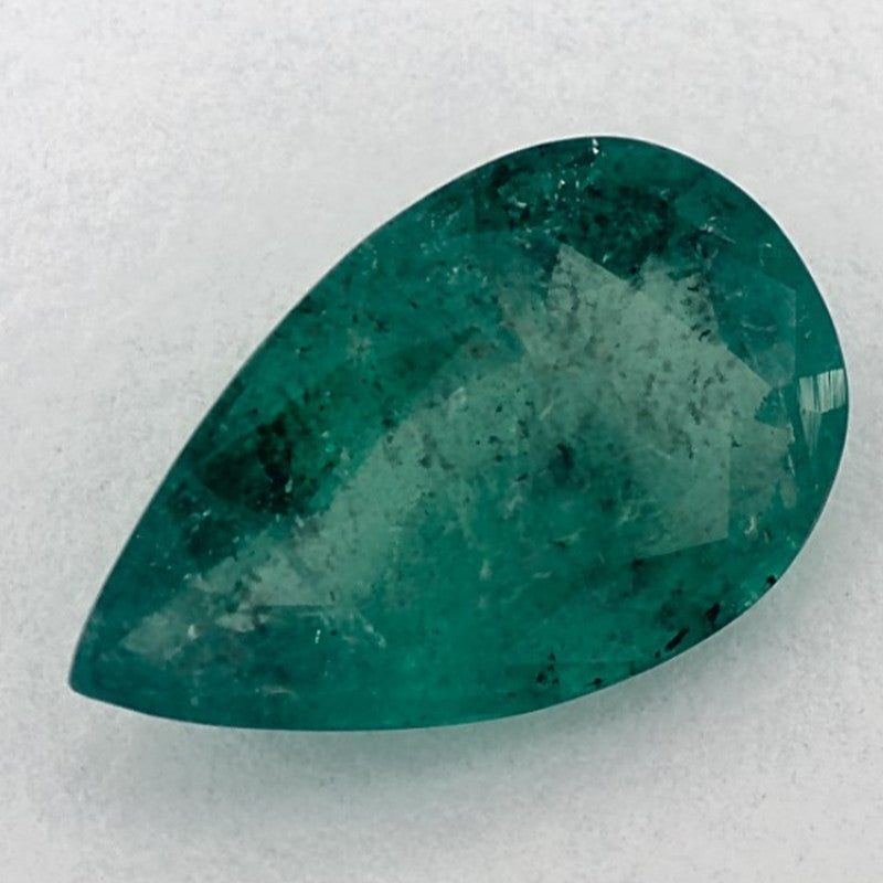 2.04 Carat Pear Natural Green Emerald