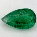 2.10 Carat Pear Natural Green Emerald