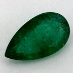 2.35 Carat Pear Natural Green Emerald