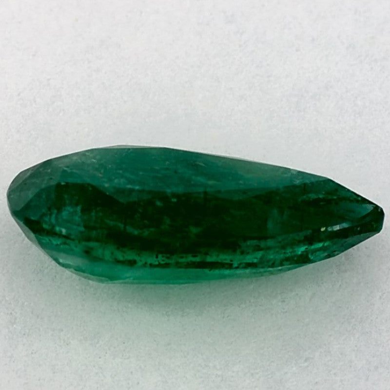 2.35 Carat Pear Natural Green Emerald