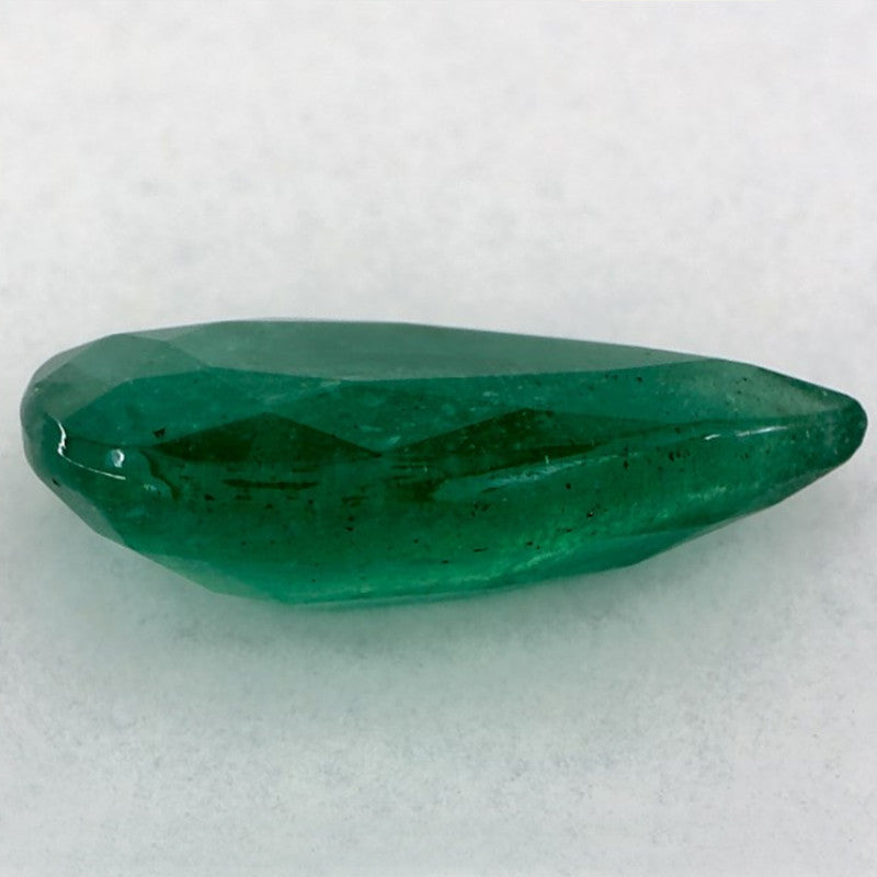 1.49 Carat Pear Natural Green Emerald
