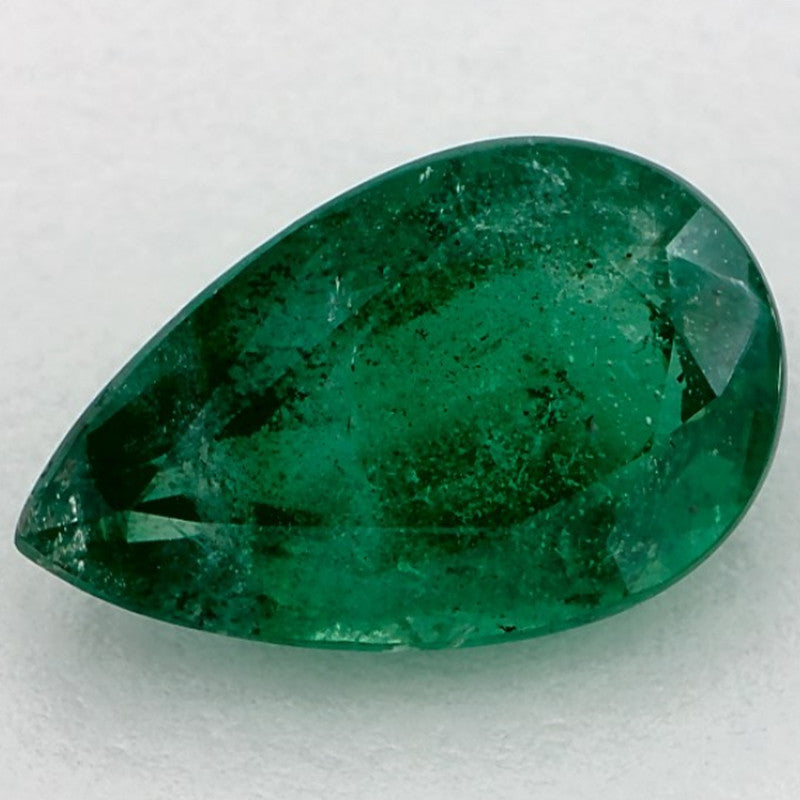 2.69 Carat Pear Natural Green Emerald