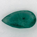 2.74 Carat Pear Natural Green Emerald