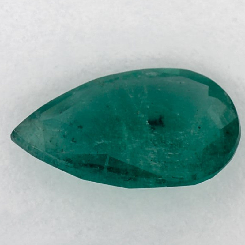 2.74 Carat Pear Natural Green Emerald