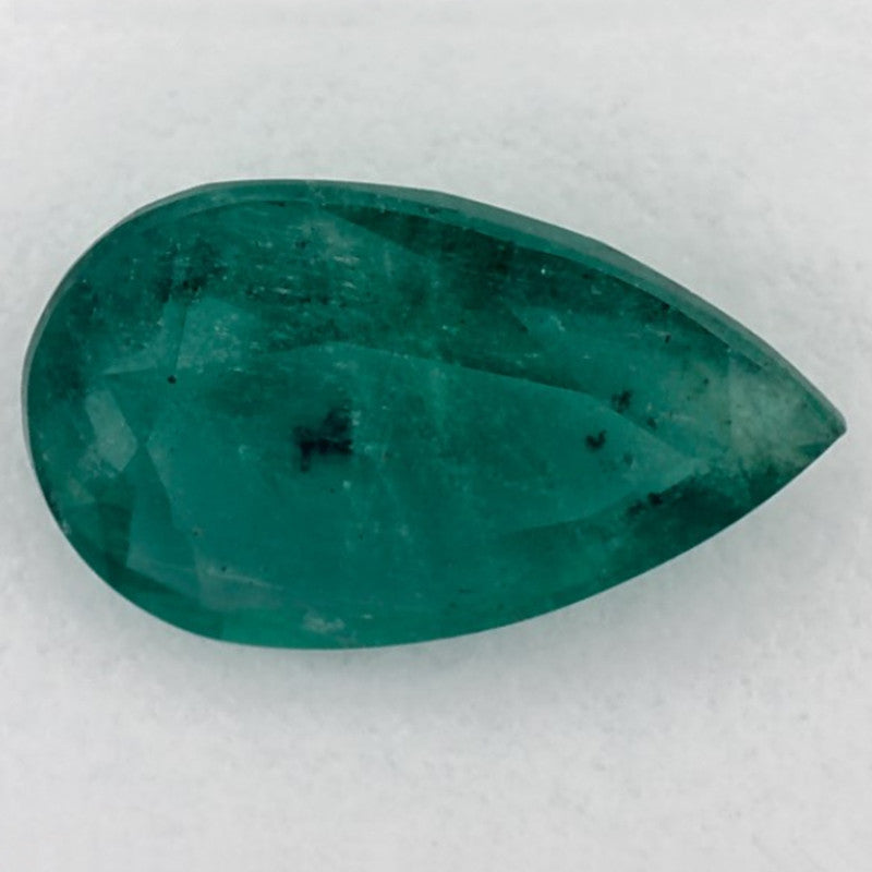 2.74 Carat Pear Natural Green Emerald