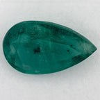 2.74 Carat Pear Natural Green Emerald