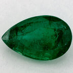 3.07 Carat Pear Natural Green Emerald