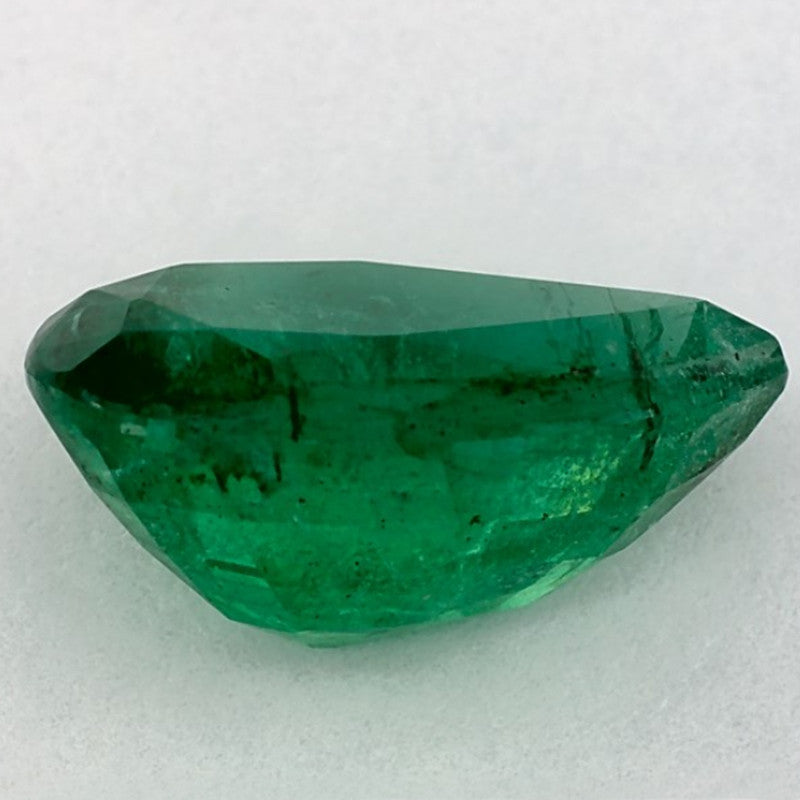 3.07 Carat Pear Natural Green Emerald