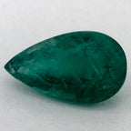 3.10 Carat Pear Natural Green Emerald