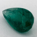 3.10 Carat Pear Natural Green Emerald