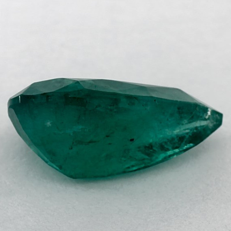 3.10 Carat Pear Natural Green Emerald