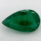 3.53 Carat Pear Natural Green Emerald