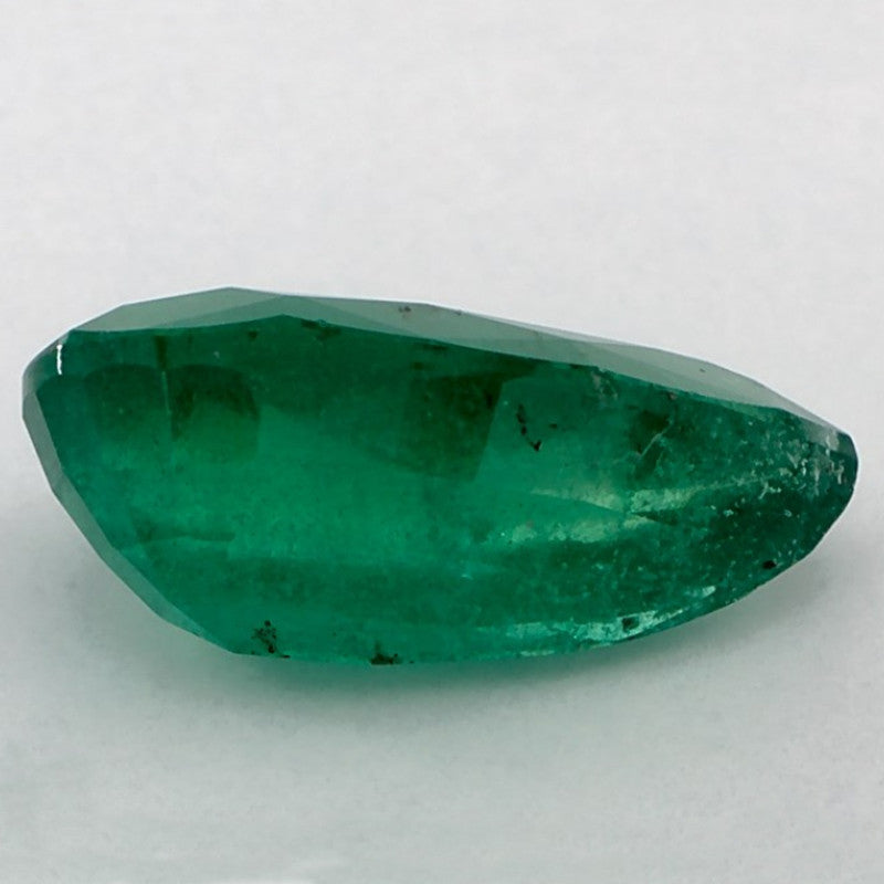 4.06 Carat Pear Natural Green Emerald