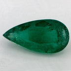 4.35 Carat Pear Natural Green Emerald