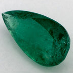 4.35 Carat Pear Natural Green Emerald