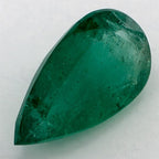 4.35 Carat Pear Natural Green Emerald