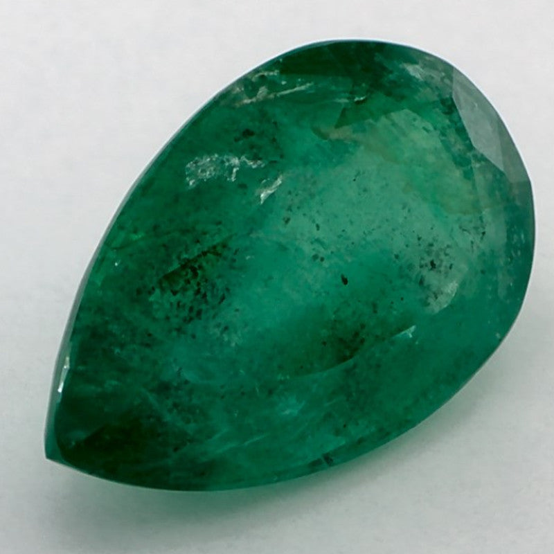 5.16 Carat Pear Natural Green Emerald