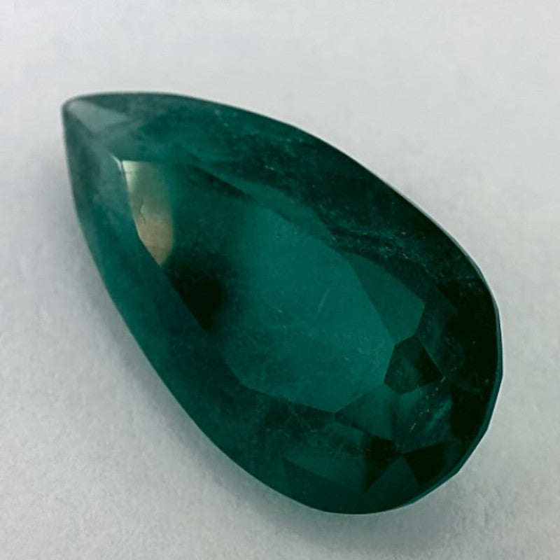 5.30 Carat Pear Natural Green Emerald