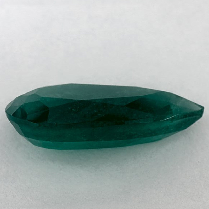 5.30 Carat Pear Natural Green Emerald