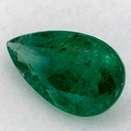 1.79 Carat Pear Natural Green Emerald