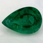 5.15 Carat Pear Natural Green Emerald