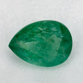 0.93 Carat Pear Natural Green Emerald