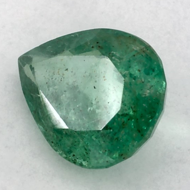 0.94 Carat Pear Natural Green Emerald
