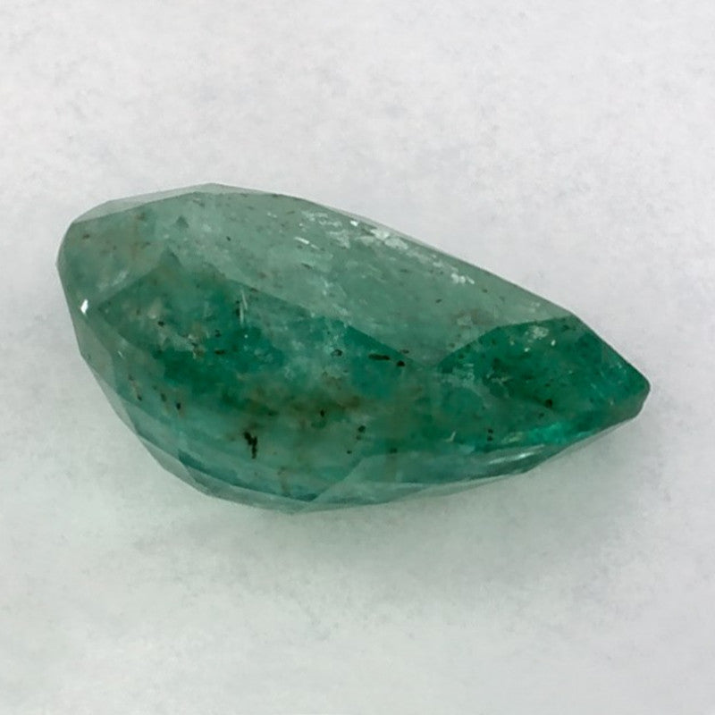 0.94 Carat Pear Natural Green Emerald