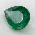1.01 Carat Pear Natural Green Emerald
