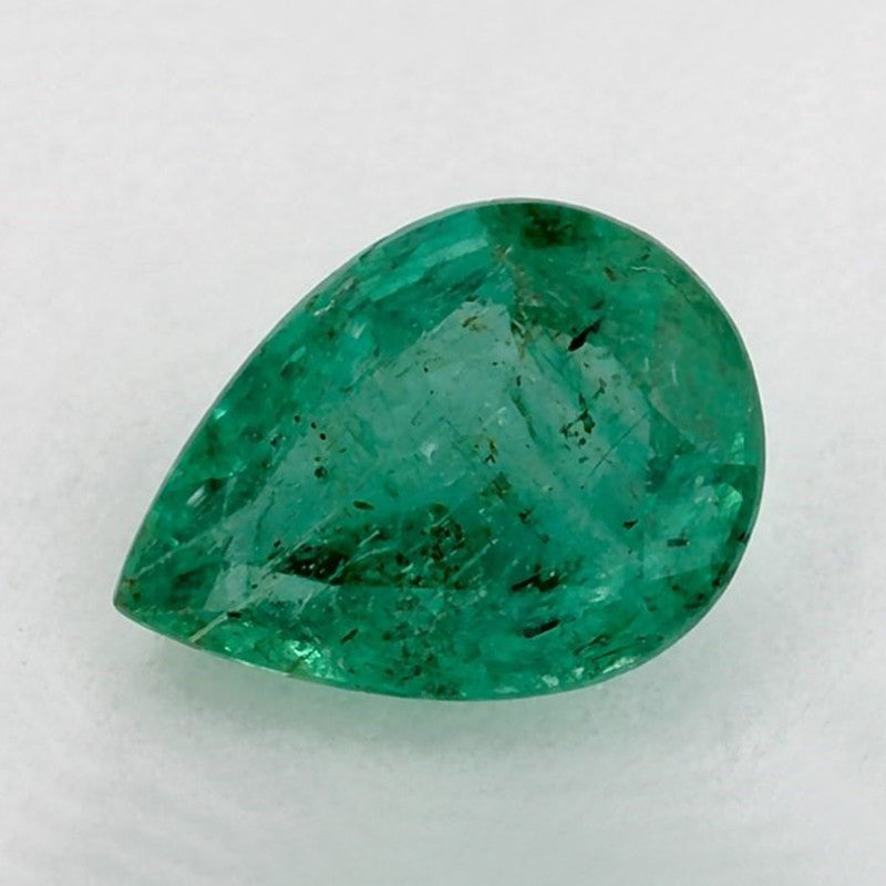 1.12 Carat Pear Natural Green Emerald
