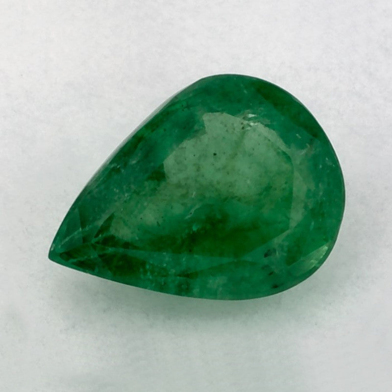 1.14 Carat Pear Natural Green Emerald