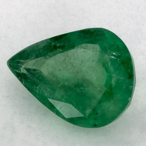 1.14 Carat Pear Natural Green Emerald
