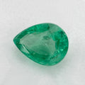 1.20 Carat Pear Natural Green Emerald