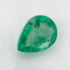 1.20 Carat Pear Natural Green Emerald