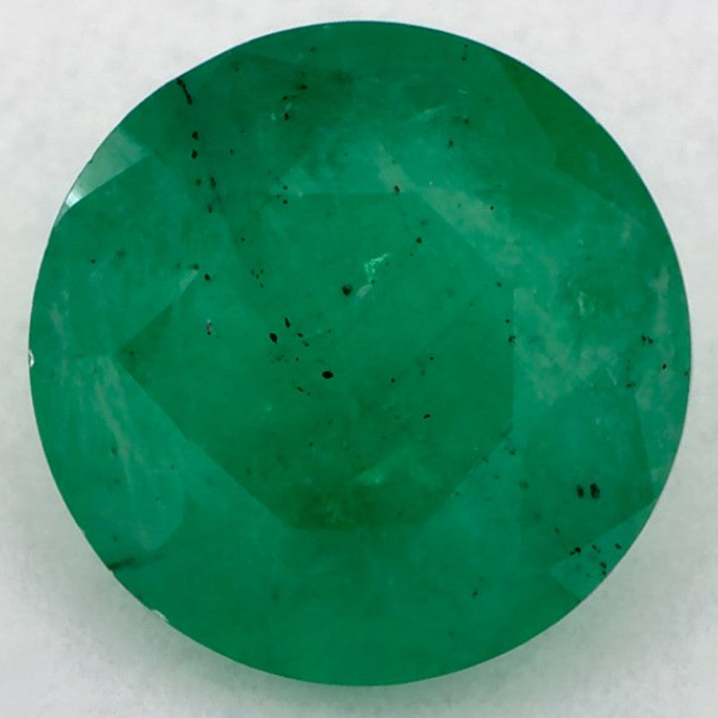 1.01 Carat Round Natural Green Emerald