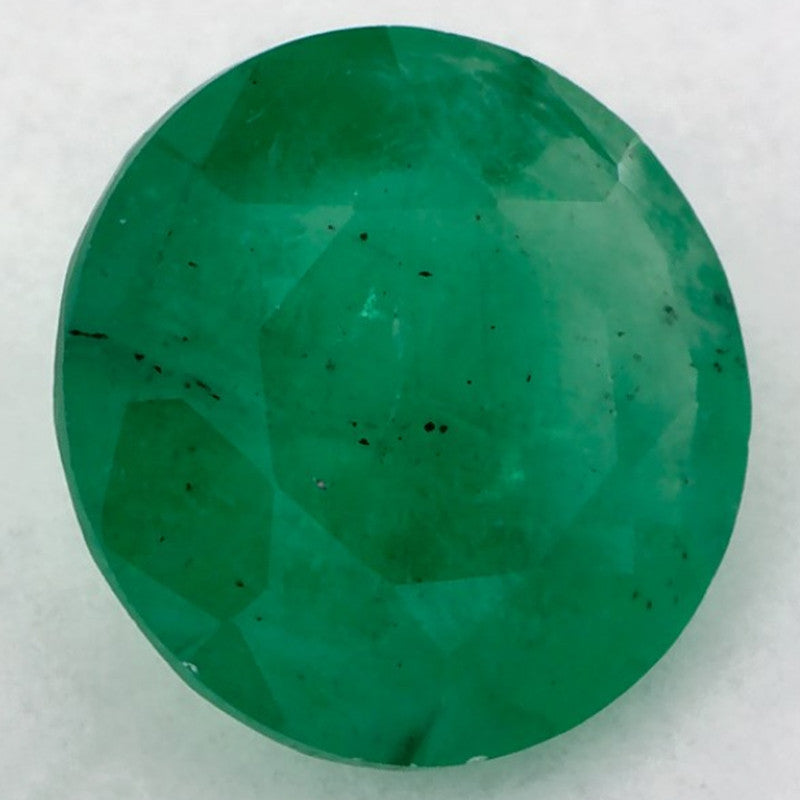 1.01 Carat Round Natural Green Emerald