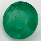 1.01 Carat Round Natural Green Emerald