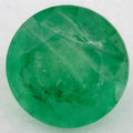 1.17 Carat Round Natural Green Emerald