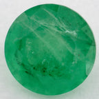 1.17 Carat Round Natural Green Emerald