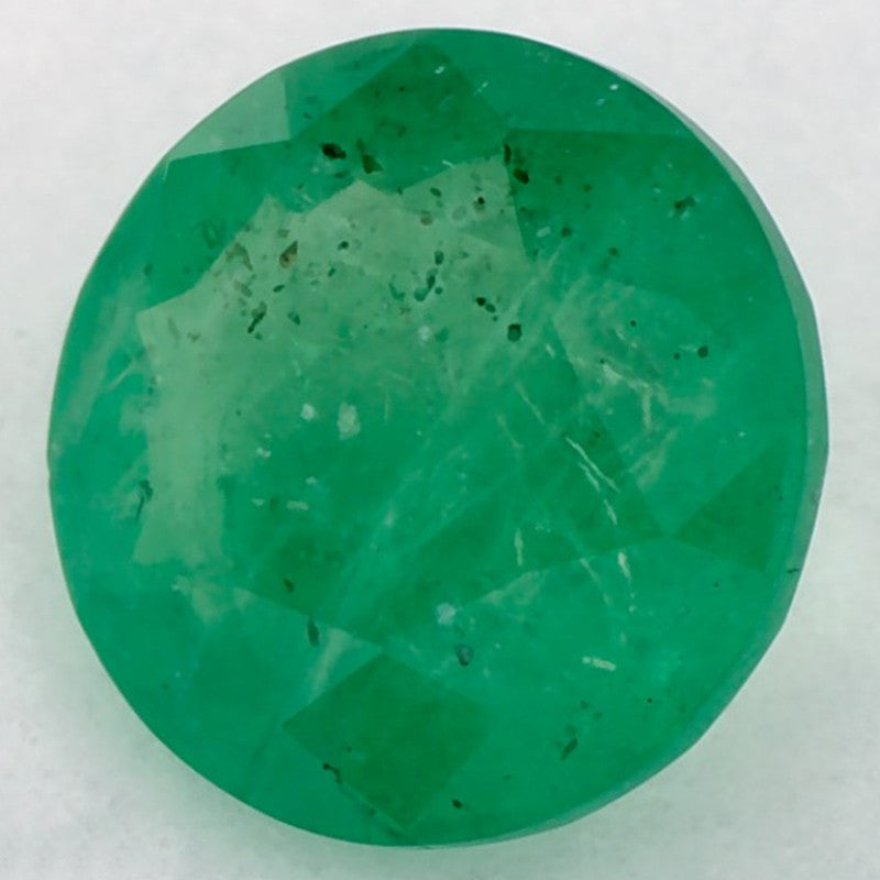 1.41 Carat Round Natural Green Emerald